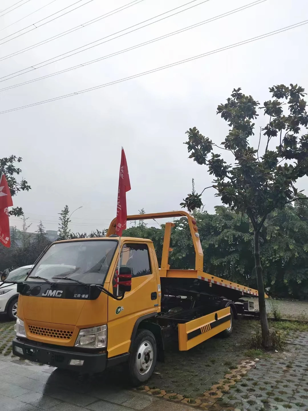 Flatbed Truck 5 Tons Tilting Pallet Trailer For Sale - Buy Foton 160 ...