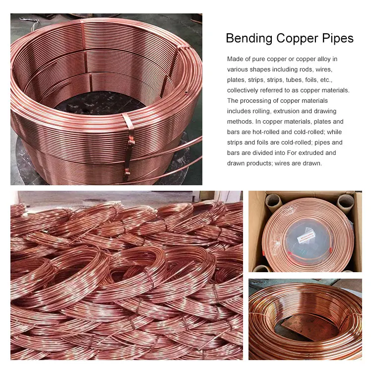 ODM Pancake Copper Coil Tubing Pipe 1 Inch