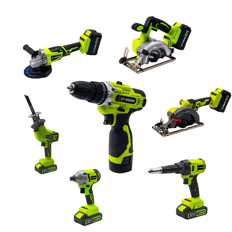 Professional Power Tools Drill with Battery 18 Volt Cordless Tool Drill