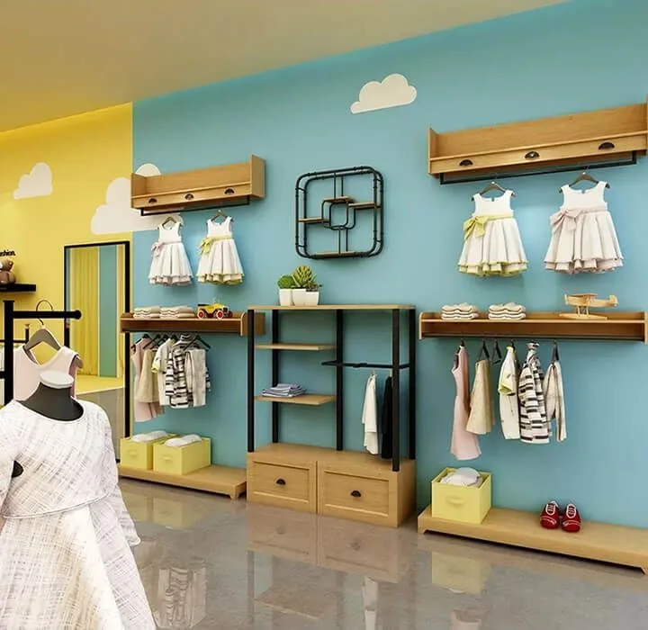 Modern Baby Shop Design - Kids Clothing Store Interior