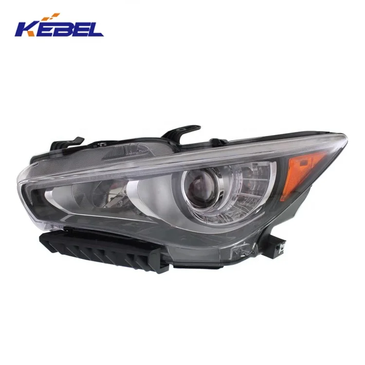 KEBEL High Quality  Headlamp Assembly OEM 26060-4HB0B USD Version Head Light for Infiniti Q50 2014 2015 2016 2017