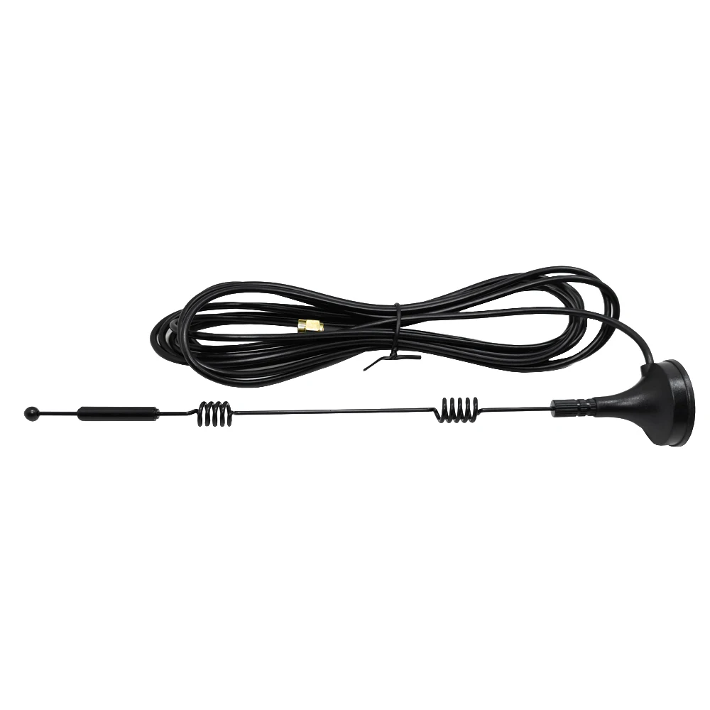 Factory Supply 2.4GHz & 5GHz Antenna Gain 5-9dbi RP  Male Plug Frequency RF Antenna 1M RG174 Cable Assembly