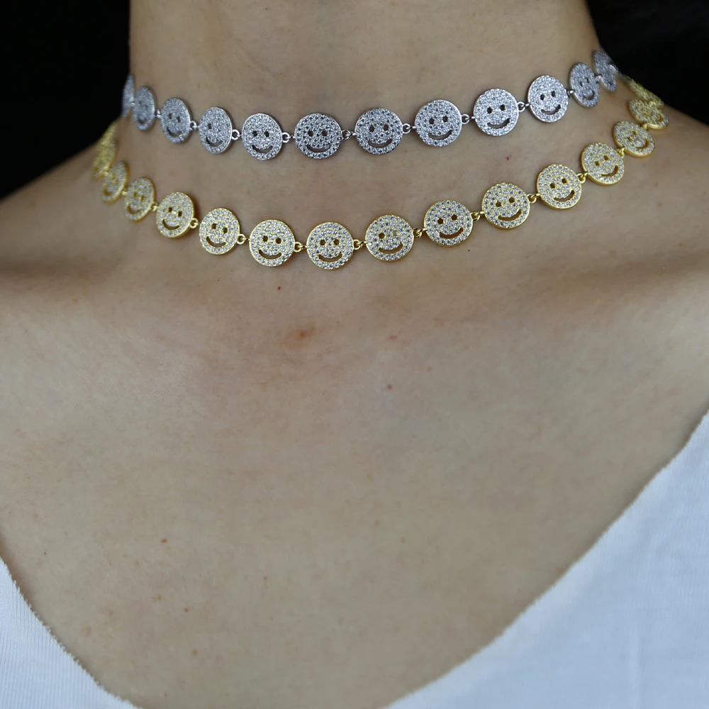 Smile Choker Necklace Perfect Birthday Gift Jewelry