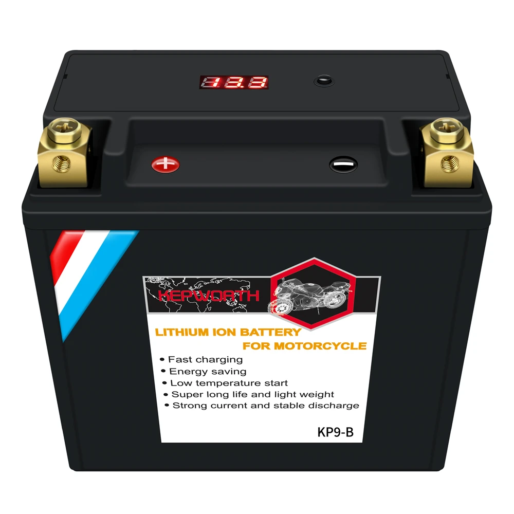 Lithium Motorcycle Battery 12V 6Ah LiFePO4 Rechargeable OEM