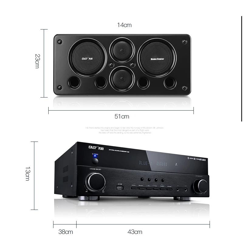 Kyyslb Home Theater 5.1 Audio Set Villa Private Room K Song Karaoke Living Room Highend Ktv