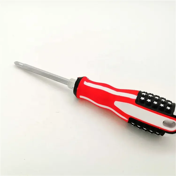 Two Way Screw Driver Double Head Flat Screwdriver Set Strong Magnetic Dual Purpose Crv Slotted and Phillips Screwdriver
