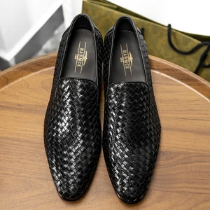 Hot Selling 2026  Men's Casual Formal Leather Genuine Dress Shoes Mens Loafers