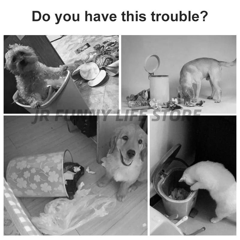 Ds1062 7/9l Bathroom Garbage Can Wall Wall Mounted Waste Bin Food Waste