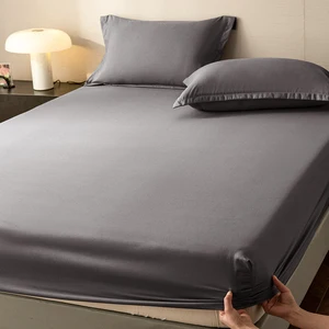 100% Microfiber 3pcs Fitted Sheet Set Mattress Protector Deep Bottom Pocket Soft Shrinkage