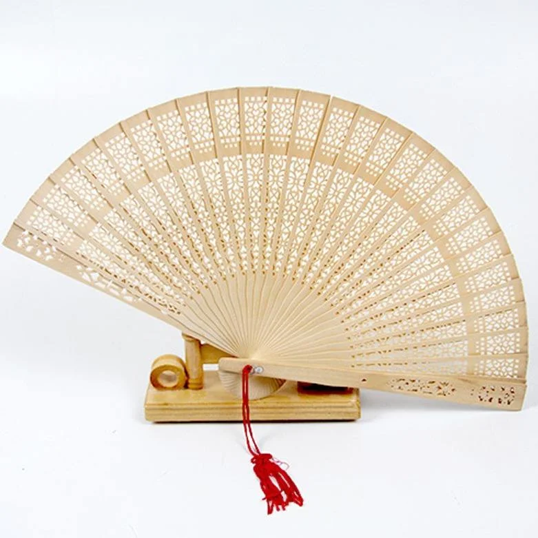 Bamboo Painted Folding Fan Wedding Party Gifts Baby Shower Hand Fan Decoration Supplies for Guests Summer Carnival Party