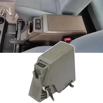 YBJ car armrest modified Mini fridge for Land Cruiser LC70 FJ76 FJ79 LC79 Cooling Portable Cosmetic 12v Car refrigerator 2021