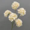 5 Têtes Hortensia-Champagne-77cm