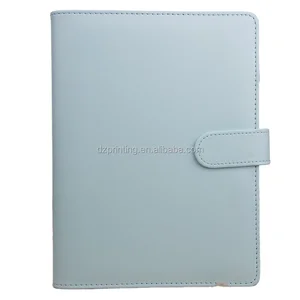 Colorful A5 & A6 PU Leather Traveler's Notebook Planner Ring Binder Hardcover Journal with Loose-leaf Binding