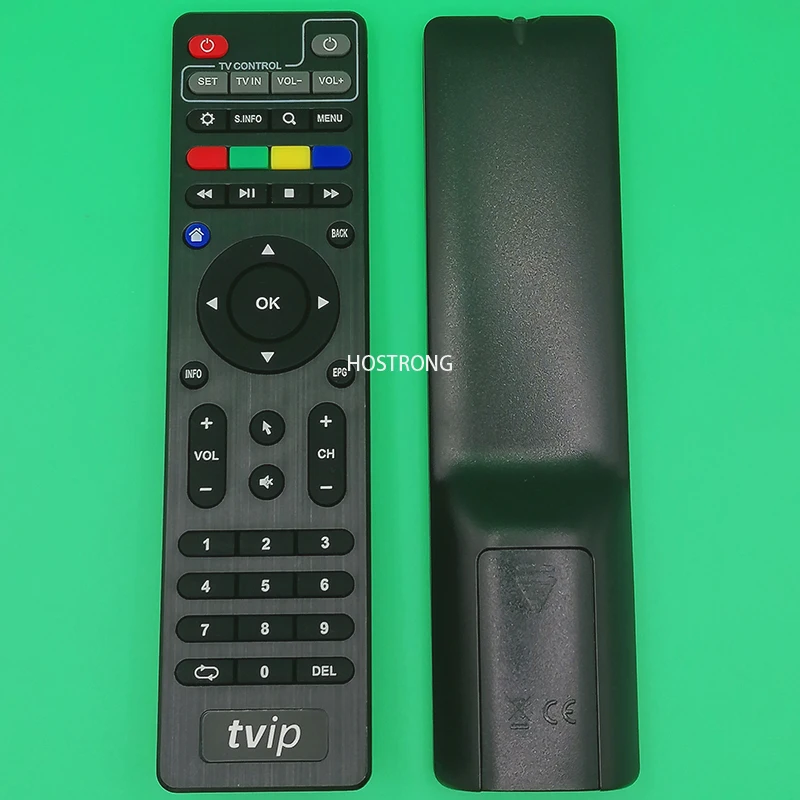 Factory Direct Supply Remote Control for TVIP 605 412 410 IP TV Box Satellite Receiver OEM Custom Available Wholesale