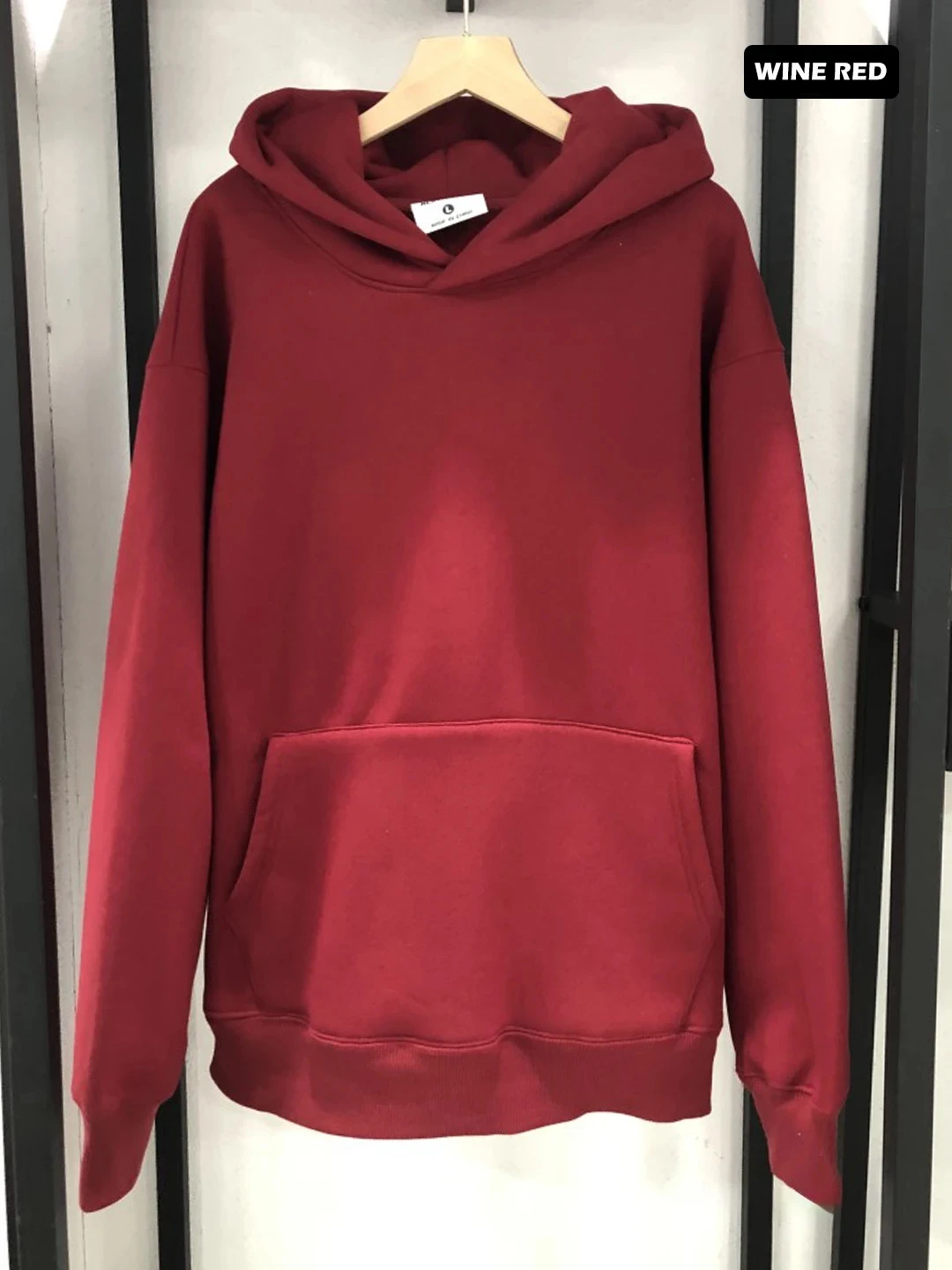 Wholesale Blank Luxury Drop Shoulder Thick Hoodie 500gsm Fleece Unisex