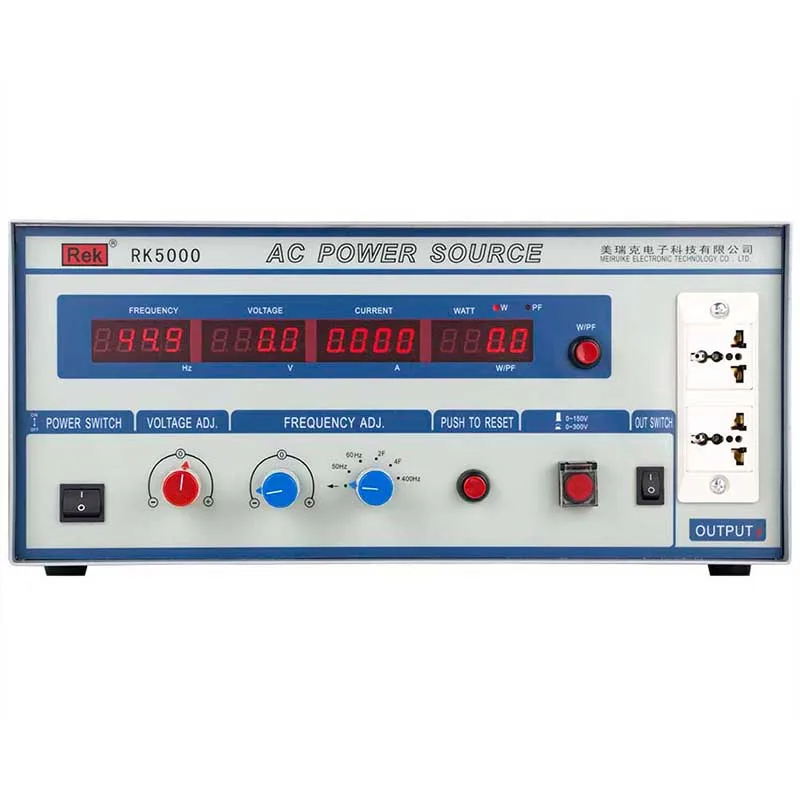 REK RK5000 Digital Ac Frequency Conversion Power Supply Ac Power 500 VA