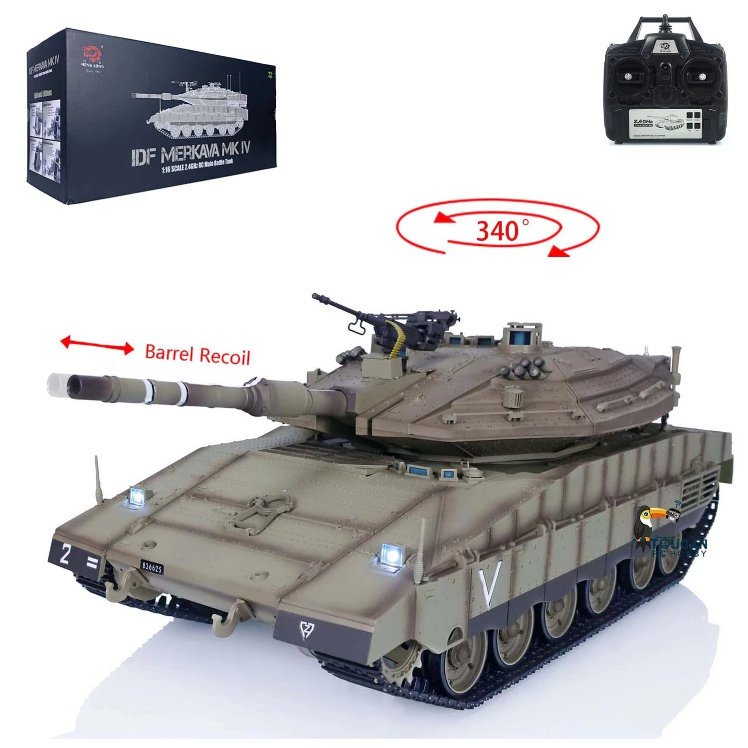 Heng Long 3958 Tk7.0 1/16 3958-1 Rc Tank Radio Remote Control Idf ...