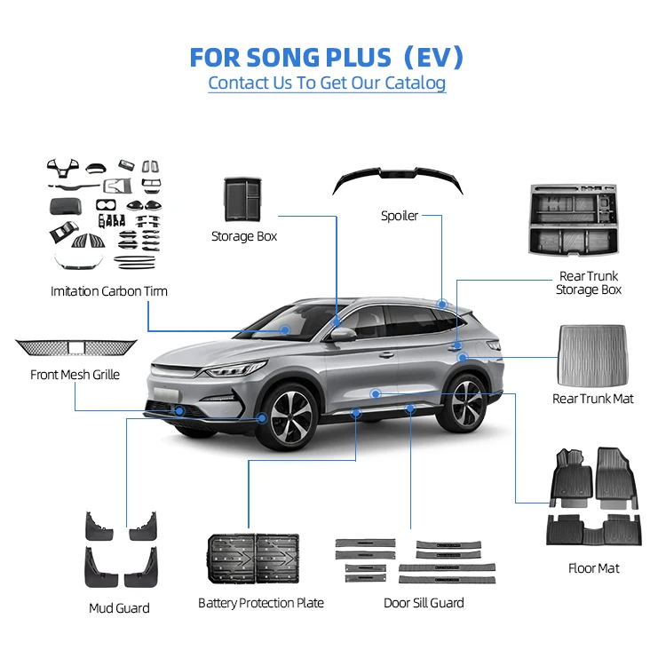 Aluminium Magnesium Alloy Battery Guard Plate Battery Pack Protection Underbody Protection Plate For BYD Song Plus details