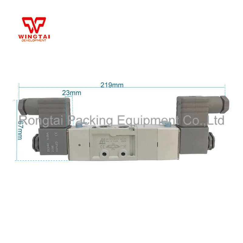 New MVSC-220-4E1-DC24V Solenoid Valve - 2-Way Normally Closed, 1/8" Port, 24V DC