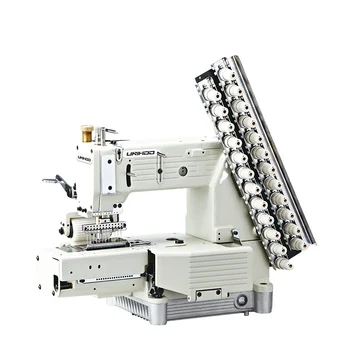 Wholesale price UH4412P multi-chain sewing 12 needles cylinder-bed high speed sewing machine kansai model