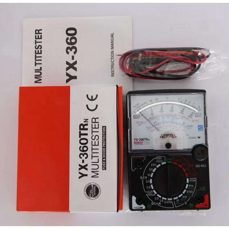 YX360TRN Analog Multimeter - Precision AC DC Measurement