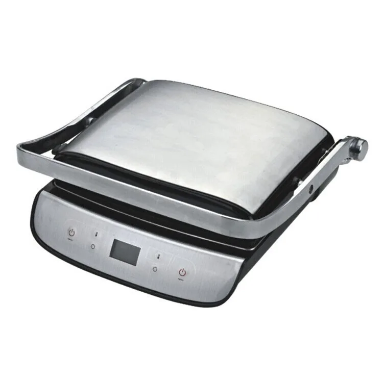 1500W Large Plate Automatic Temperature Control Electric Contact Grill