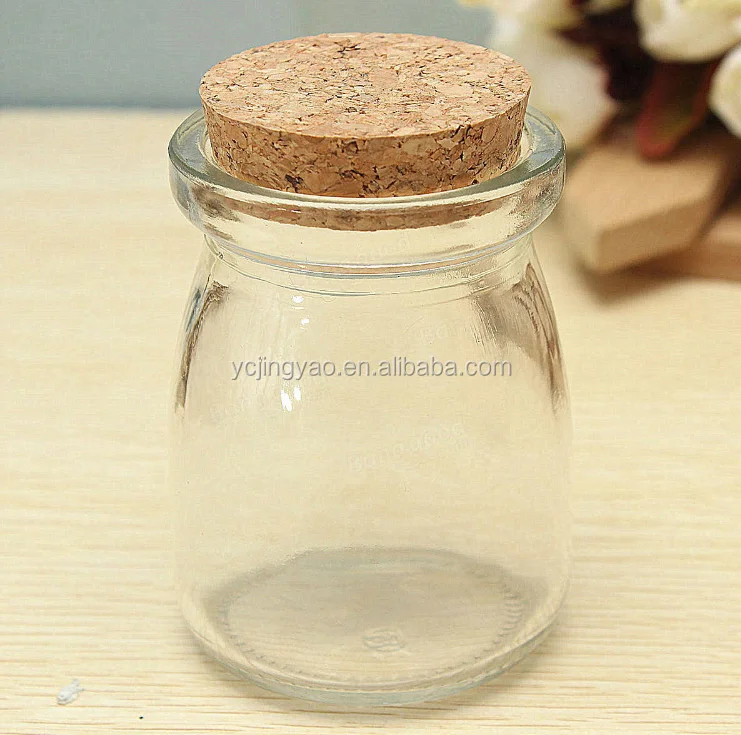 Mini Small Clear Glass Storage Jars Bottle Vial Container with Cork Stopper