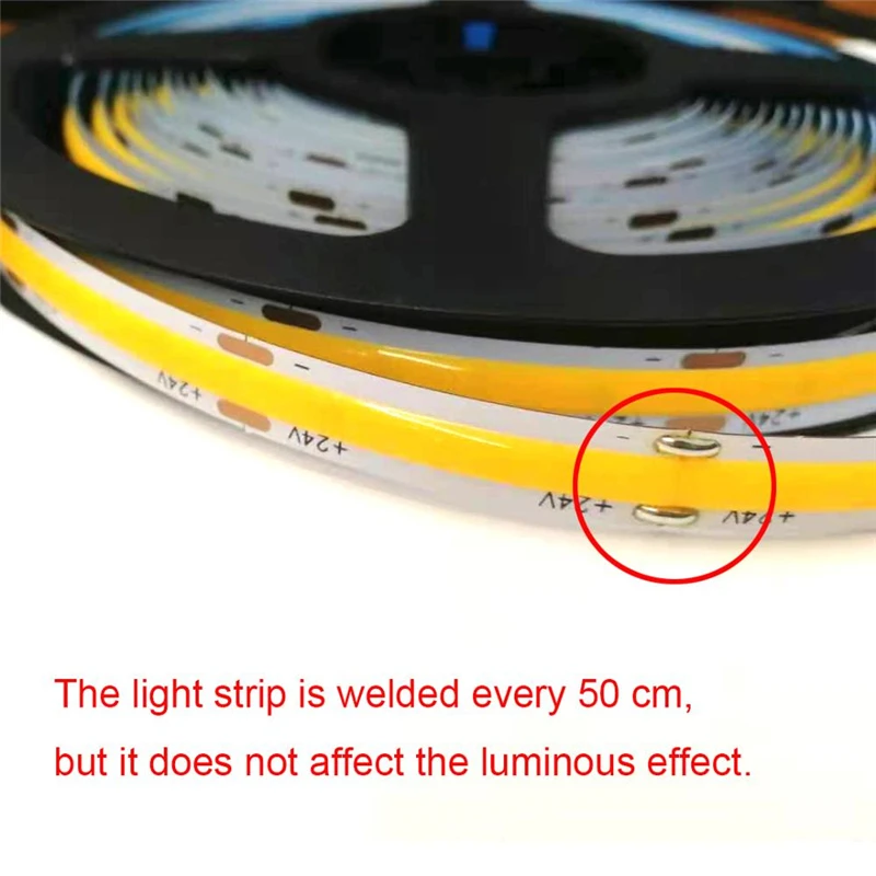 La flexión modificada para requisitos particulares fábrica LED de la mazorca pela 384 la mazorca impermeable flexible de leds/m FPC llevó la luz de tira