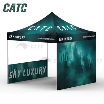 CATC 3x3M Halloween Advertising Gazebo Trade Show Folding Aluminum Frame Tent Rust-resistant Tent for Events