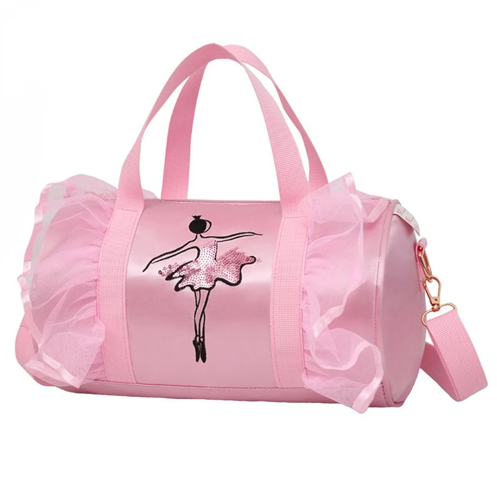2022 New Ballet Dance Bags Pink Girls Sports Dance Kids Backpack Baby ...