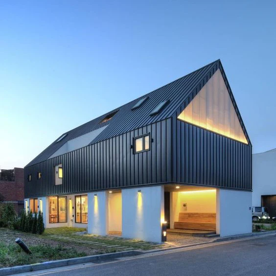 Трехэтажный стальной каркасный склад/Мастерская/офисное здание