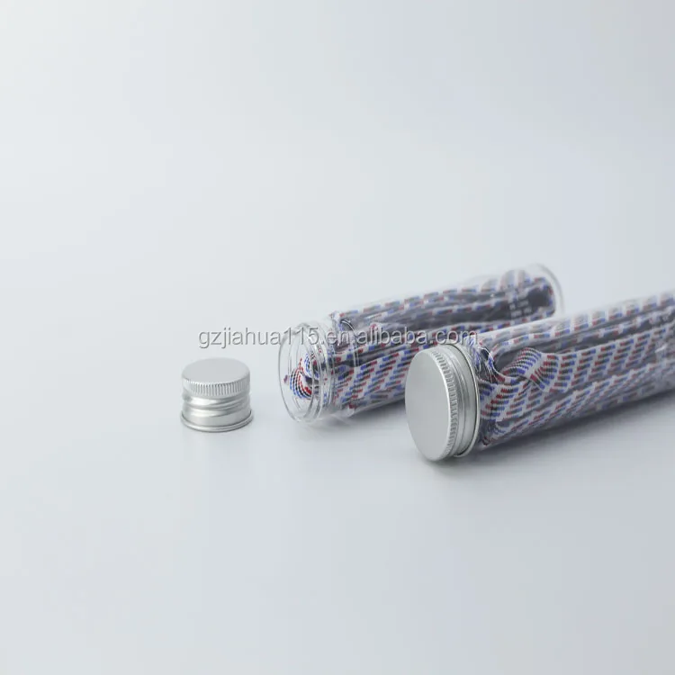 
Упаковочная Пробирка для шнурков, Упаковочная трубка, прозрачная пластиковая помада, трафаретная печать 