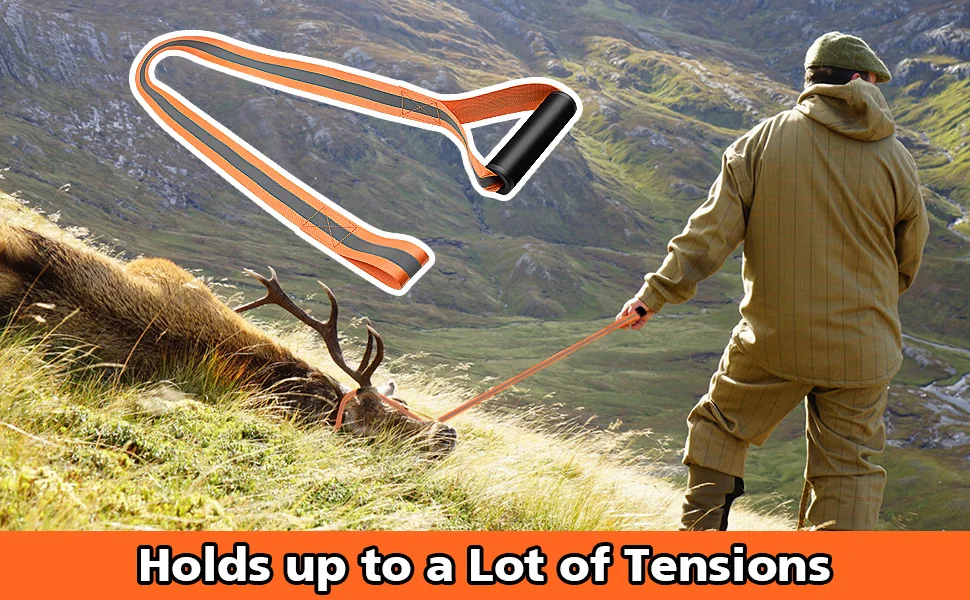 Wholesale Outdoor Hunting Gear Deer Drags Rope With Nonslip Handle