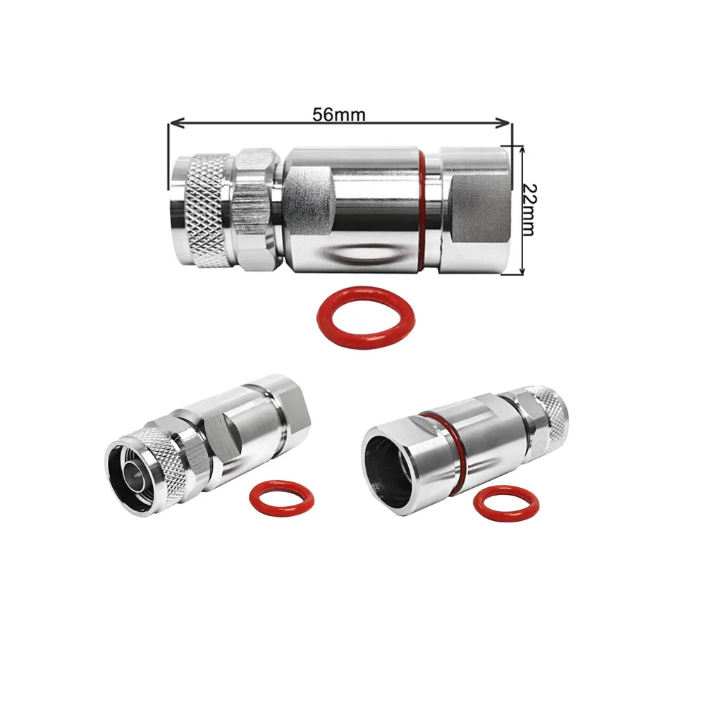 Factory Directly Price N Type Electrical Male Plug for LDF4-50A/ 1-2 Common / 1 2'' Feeder Coaxial Cable