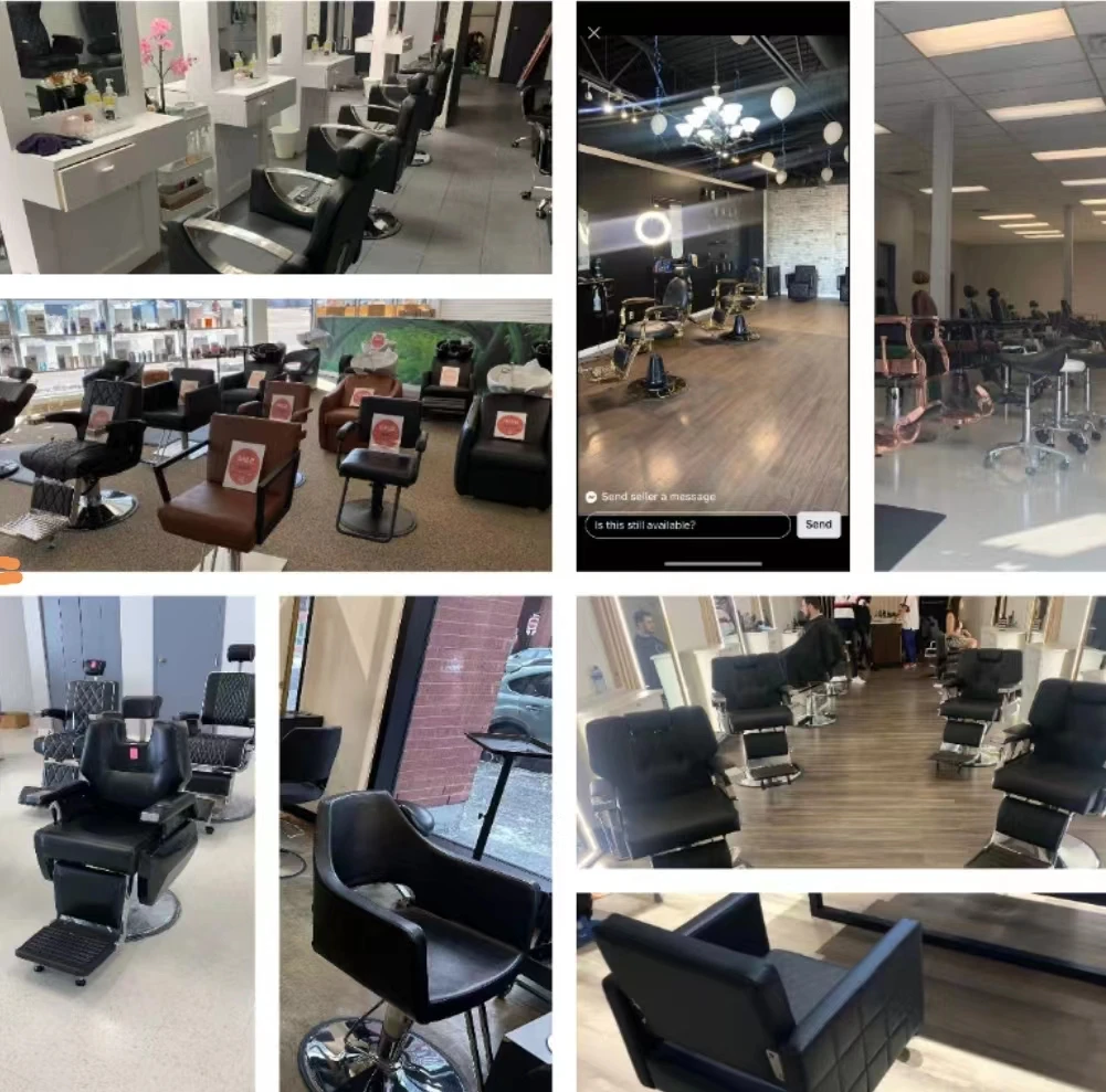 Classic Used Barber Chairs For Sale / Chair Hairdresser Barber / Barber