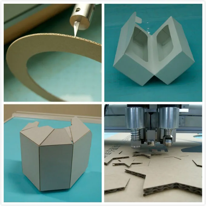 JWEI Oscillating Blade Flatbed Cutting Printer Plotter for Corrugated Box Prototyping Sampling