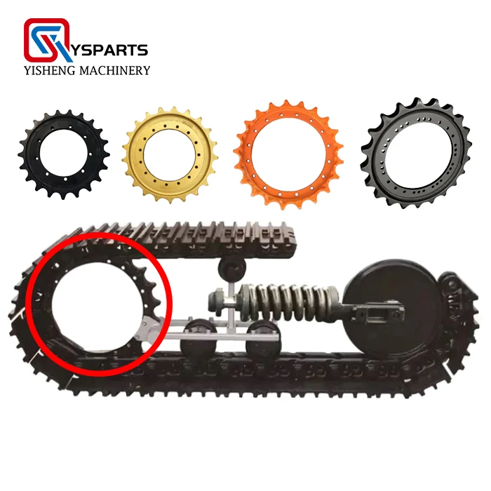Factory Price Excavator Chain Sprocket and Excavator Sprocket Pc200