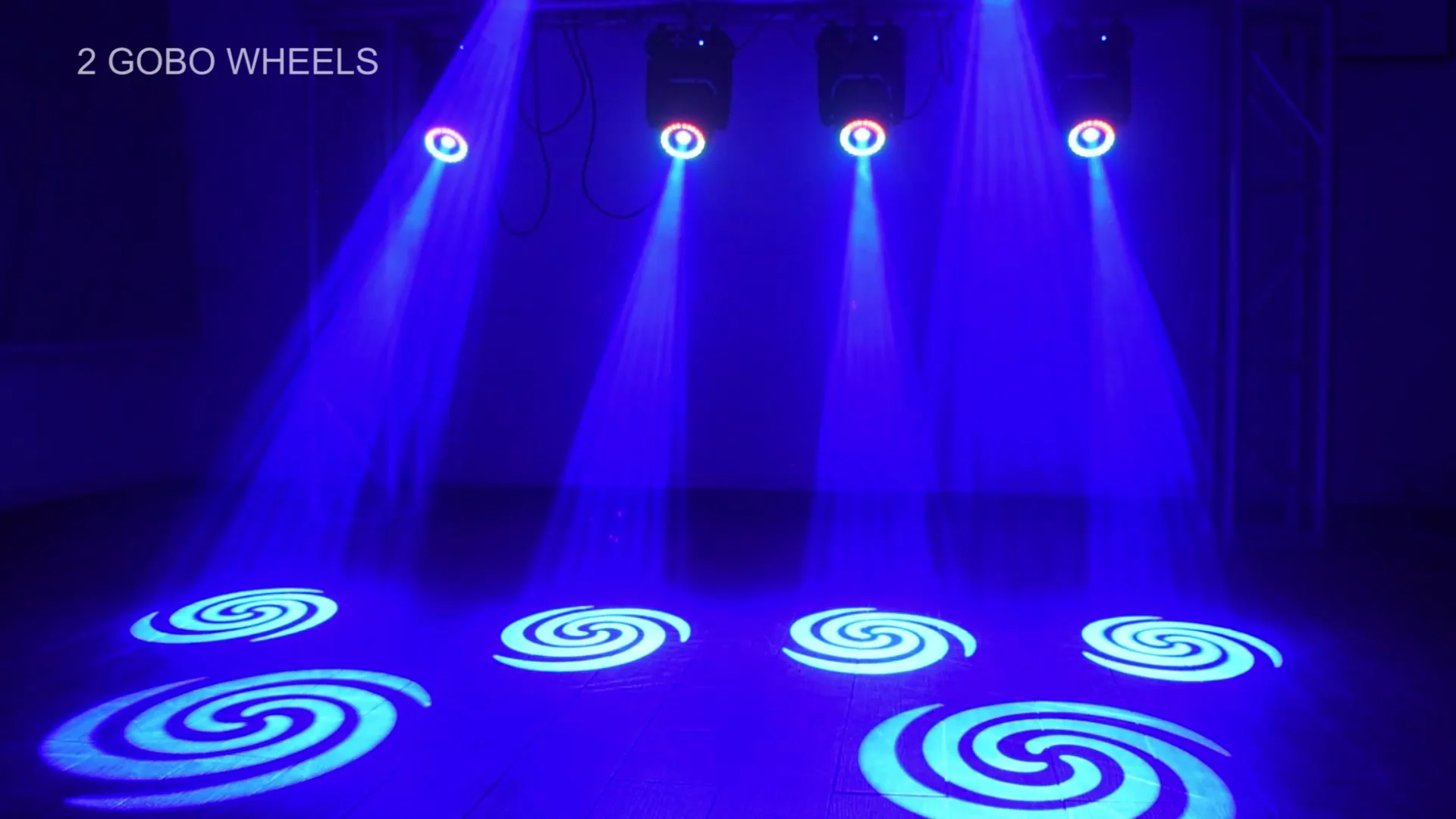 Lyre Gobo Projector 100w Moving Head Dmx Spot Light With Rotating Gobos