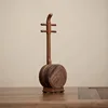 Walnut Wood Coaster with a Touch of Time (Zhongruan Type)