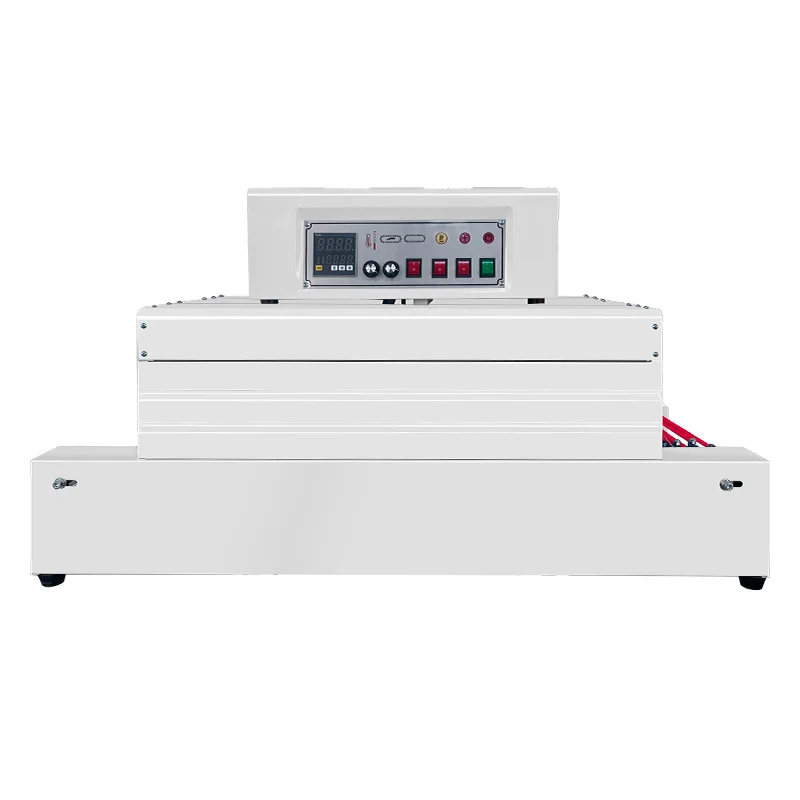 CH-4020 Automatic Desktop Benchtop Stainless Steel Mesh Type Labeling Hot Heat Shrink Film Wrapping Packing Machine