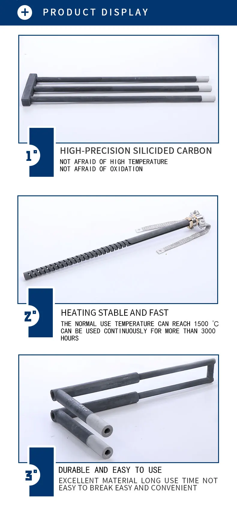 Silicon Carbide Electric Furnace Heating Rod