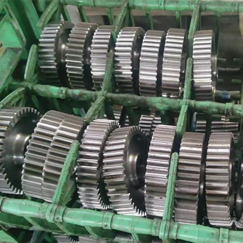 Wholesale High Quality Crown and pinion gear customized size steel hypoid gear for railway