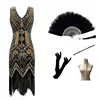 Black and gold dress accessories D