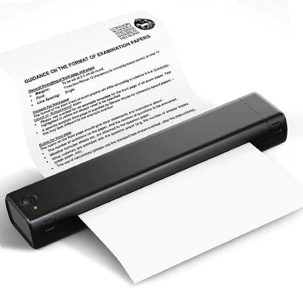 Phomemo M08F A4 Printer Portable 203dpi Thermal Blue Tooth Printer A4 Sticker Printer Machine for Small Business/Office