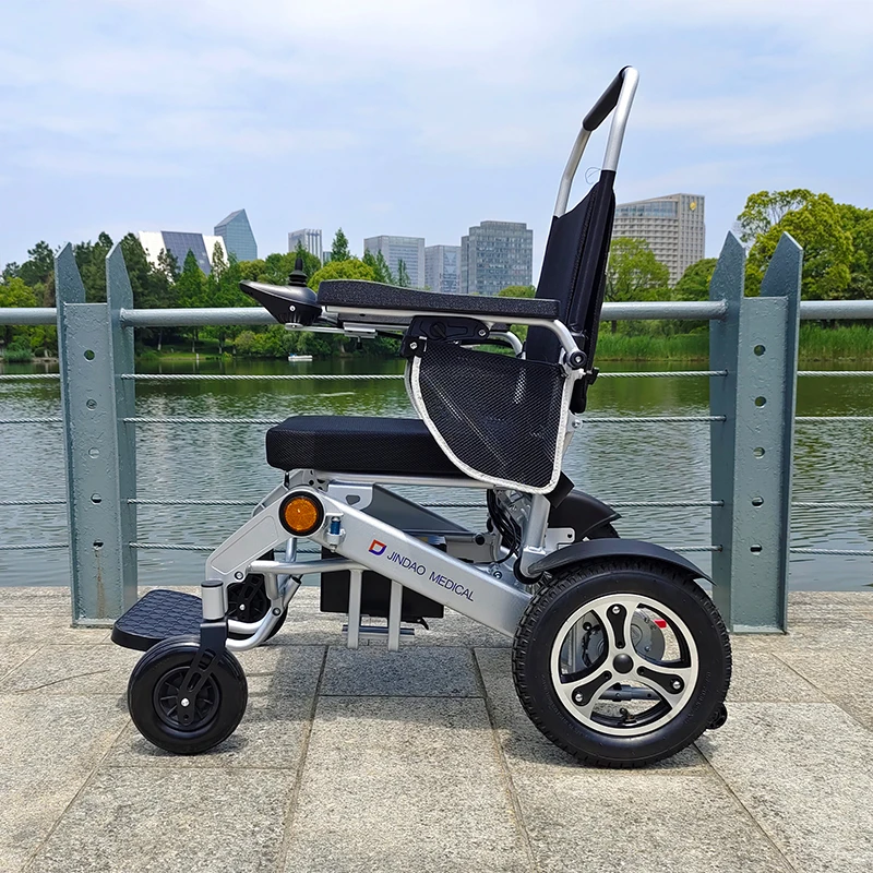 Cheap Wheelchair New Foldable Electric Wheelchair Aluminum Lightweight