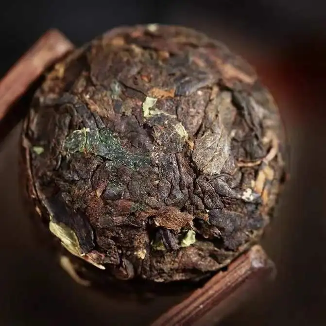 Compressed Pu-erh tea helps digestion Body anti-inflammatory Glutinous rice fragrance ripe tea tuo tea