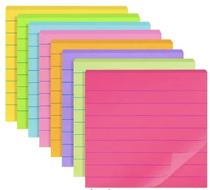 S3303 Custom Sticky Notes No Minimum Pad Art Memo Pad Sticky Note Mountains Colorful Sticky Note Pad Custom logo