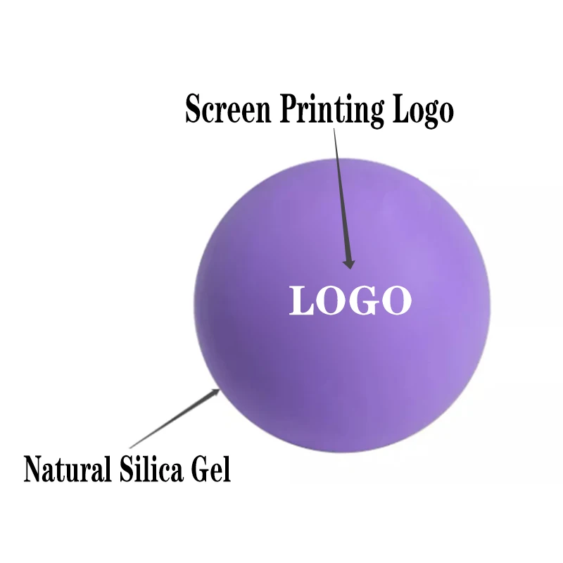 Custom Yoga Shoulder Neck Physical Massage Therapy Ball Peanut Roller Silicone Fitness Foot