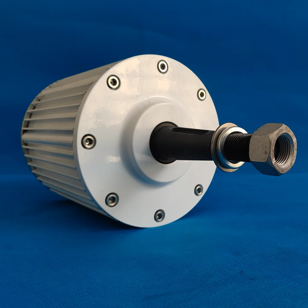Factory Price Big Generator AC Alternators 1kw 5kw 10kw 24V 48V 220V Gearless Permanent Magnet Low RPM for Wind Water Turbine