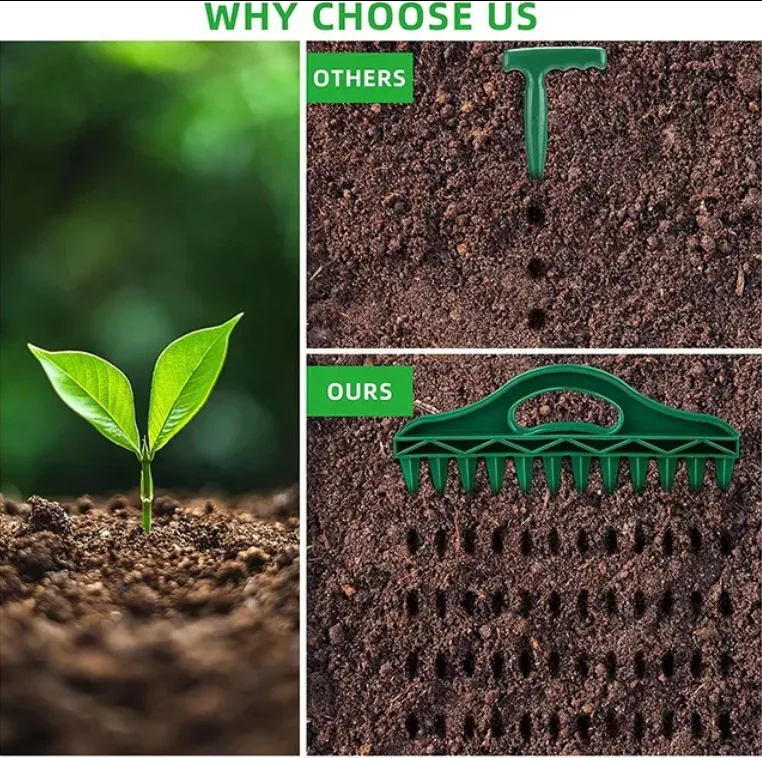 Handheld Gardening Seed Spacing Tools for Efficient Seeding Holes